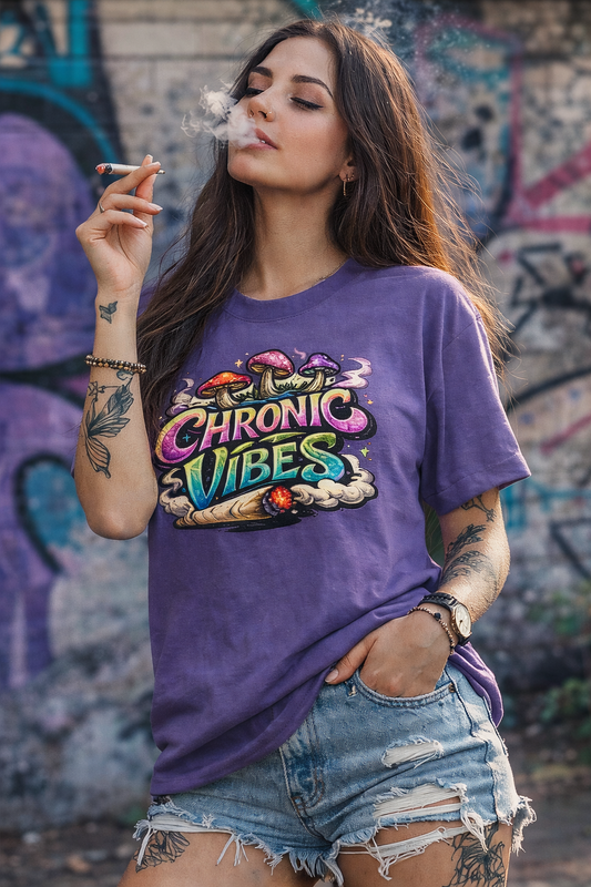 Chronic Vibes Oversize Shirt  - Organic Oversized Shirt 2.0 ST/ST